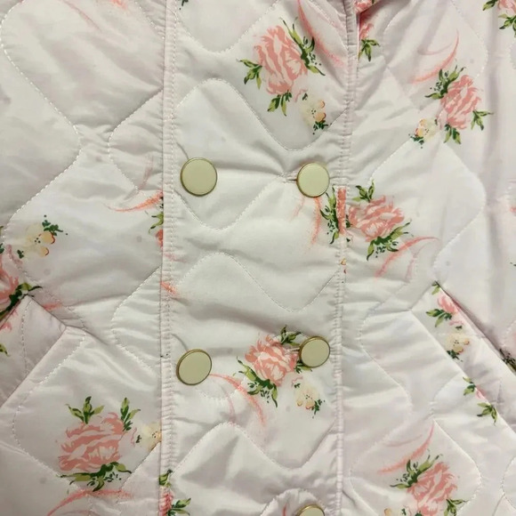 NWOT $689 Rentrayage Melba Floral Quilted Rose Bomber Jacket - Grandma Recycled - Picture 8 of 12